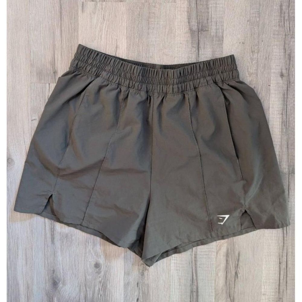 Gymshark Olive Green Gym Shorts Shorts, Small (A4)